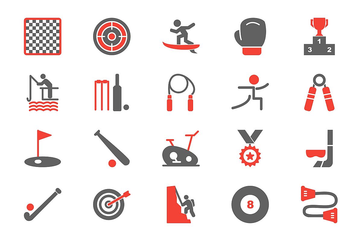 Set Of Sports And Game Icons example image 1