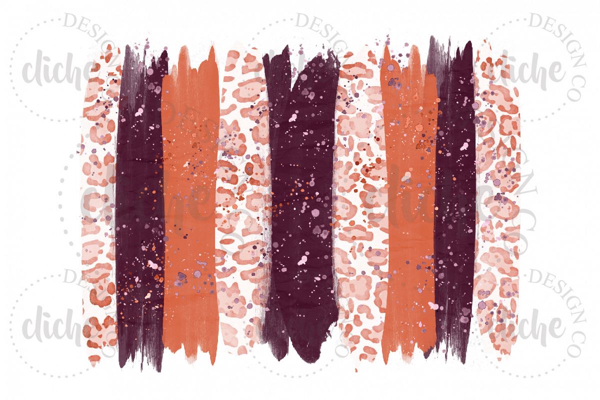 Marsala Paint Stroke Sublimation Design Background example image 1