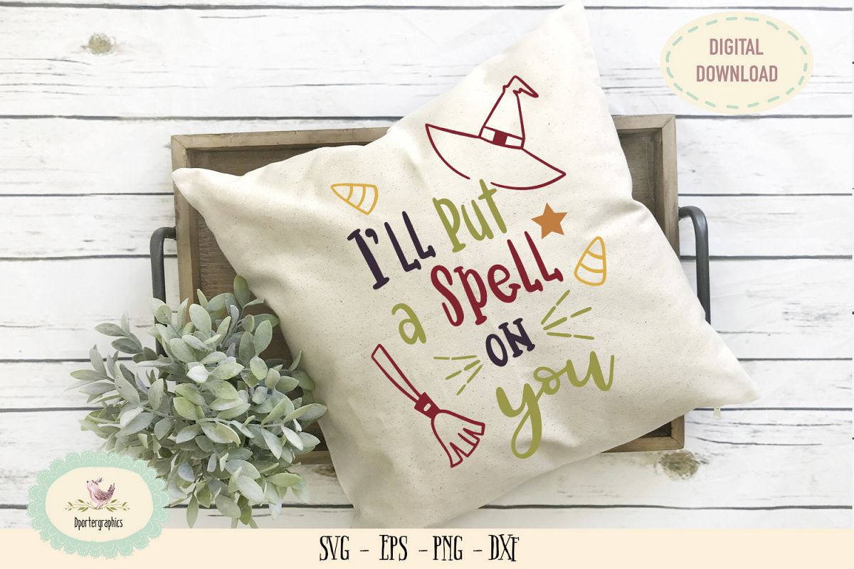 I will put a spell on you halloween SVG PNG example image 1