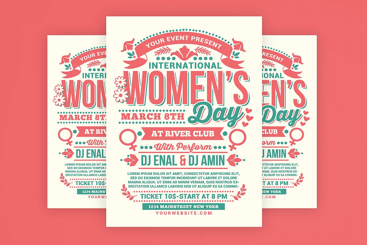 Womens Day International Flyer example image 1