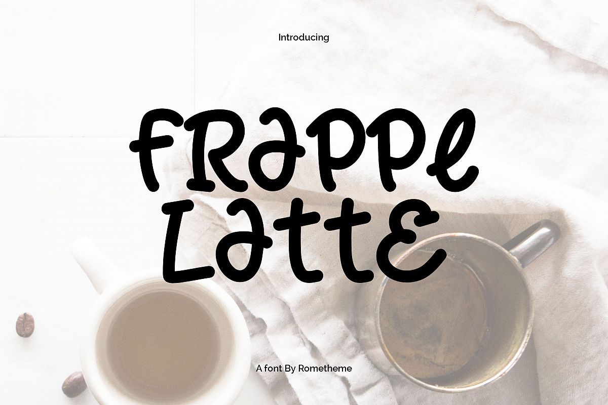 Frappe Latte Font example image 1