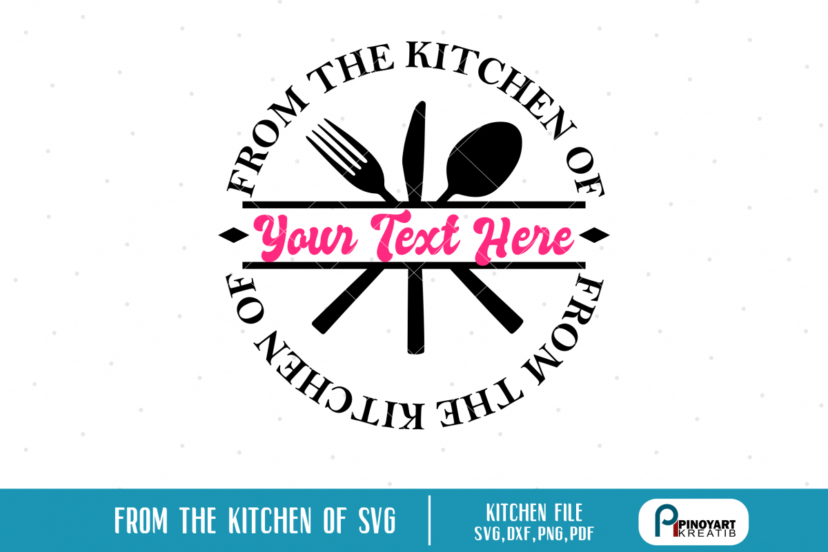 kitchen monogram svg, kitchen svg, kitchen svg file (104086) | SVGs