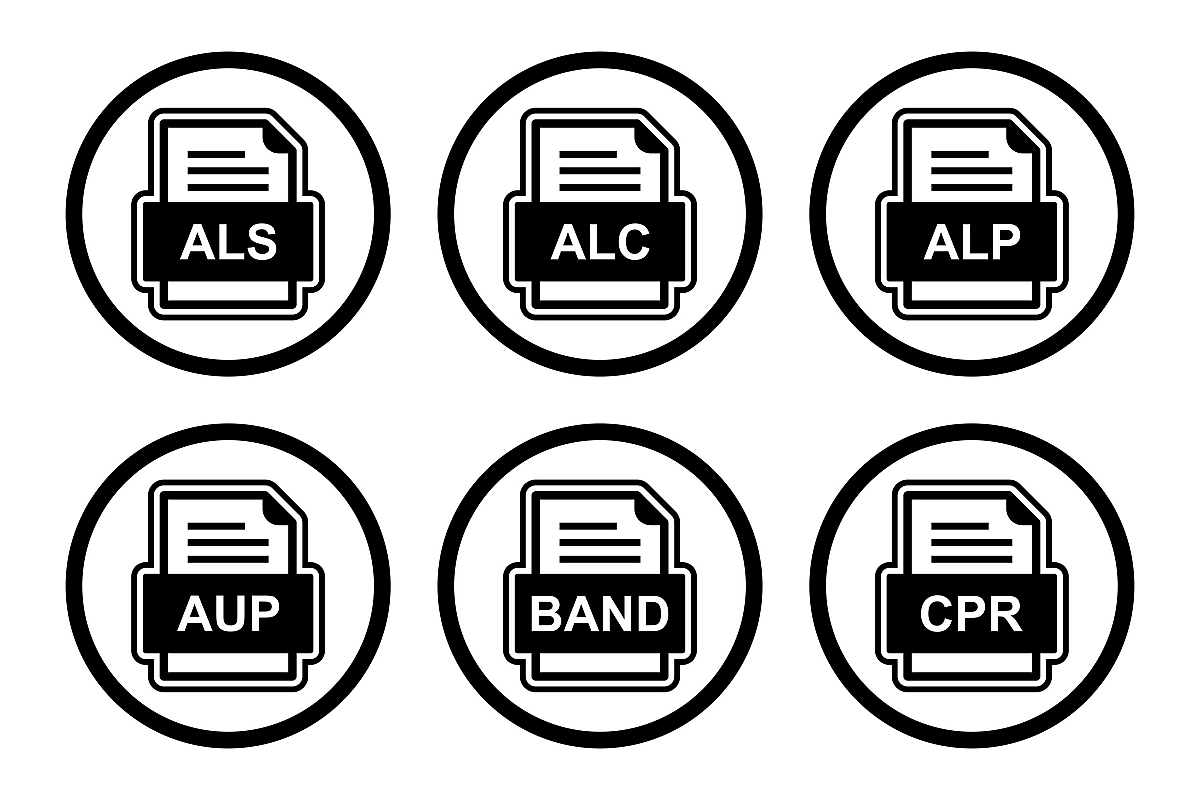 Set Of File Formats Icons example image 1