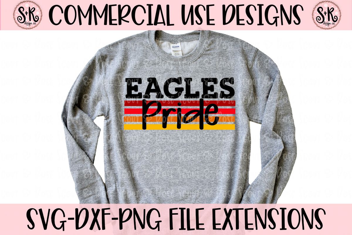 Eagles Pride SVG DXF PNG example image 1