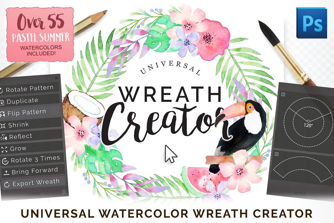 Universal Wreath Creator Pro example image 1