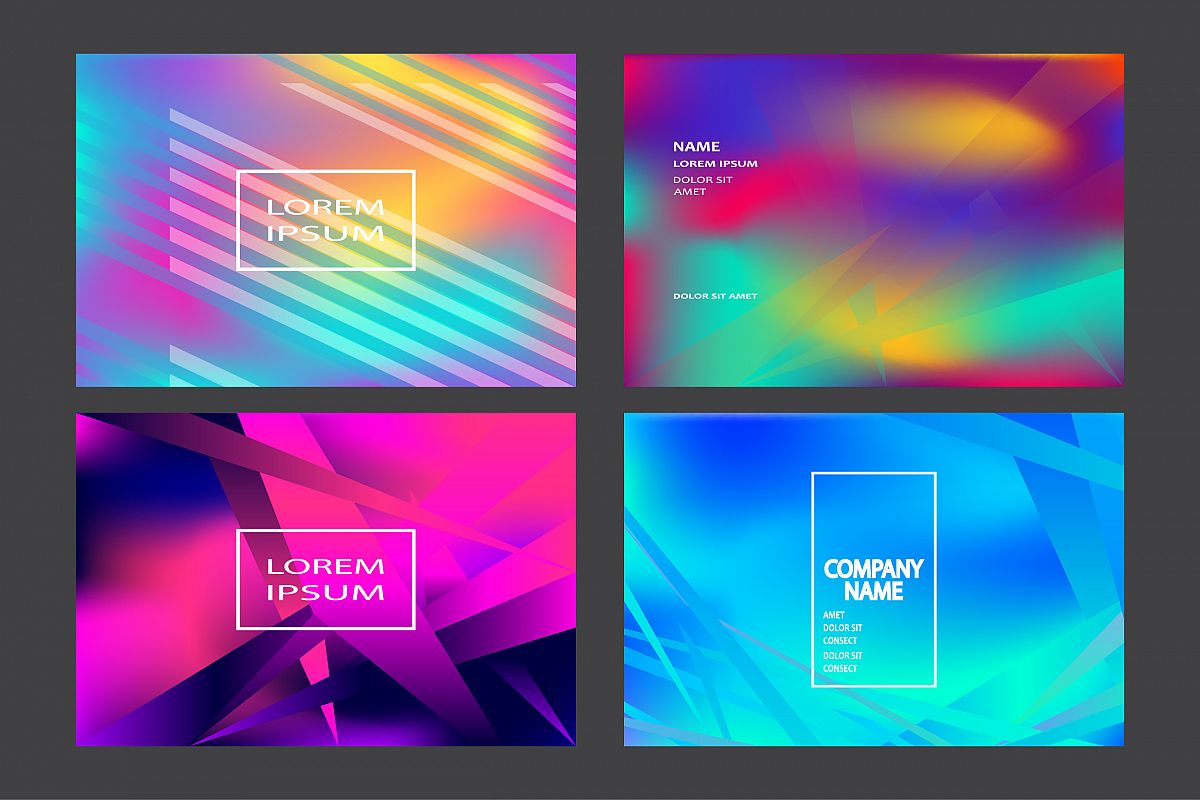 Fluid shapes wavy abstract backgrounds bright colors example image 1