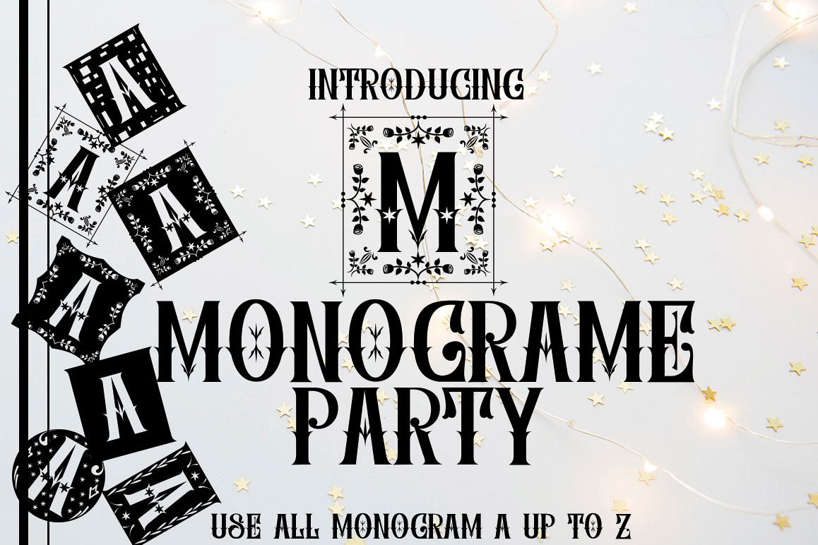 MONOGRAME PARTY example image 1
