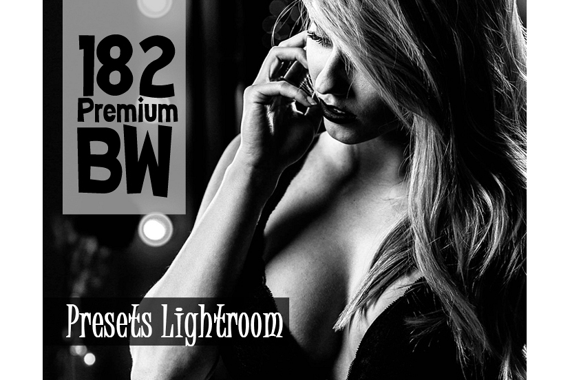 182 Premium BW Presets Lightroom (Presets for Lightroom 5,6,CC) example image 1