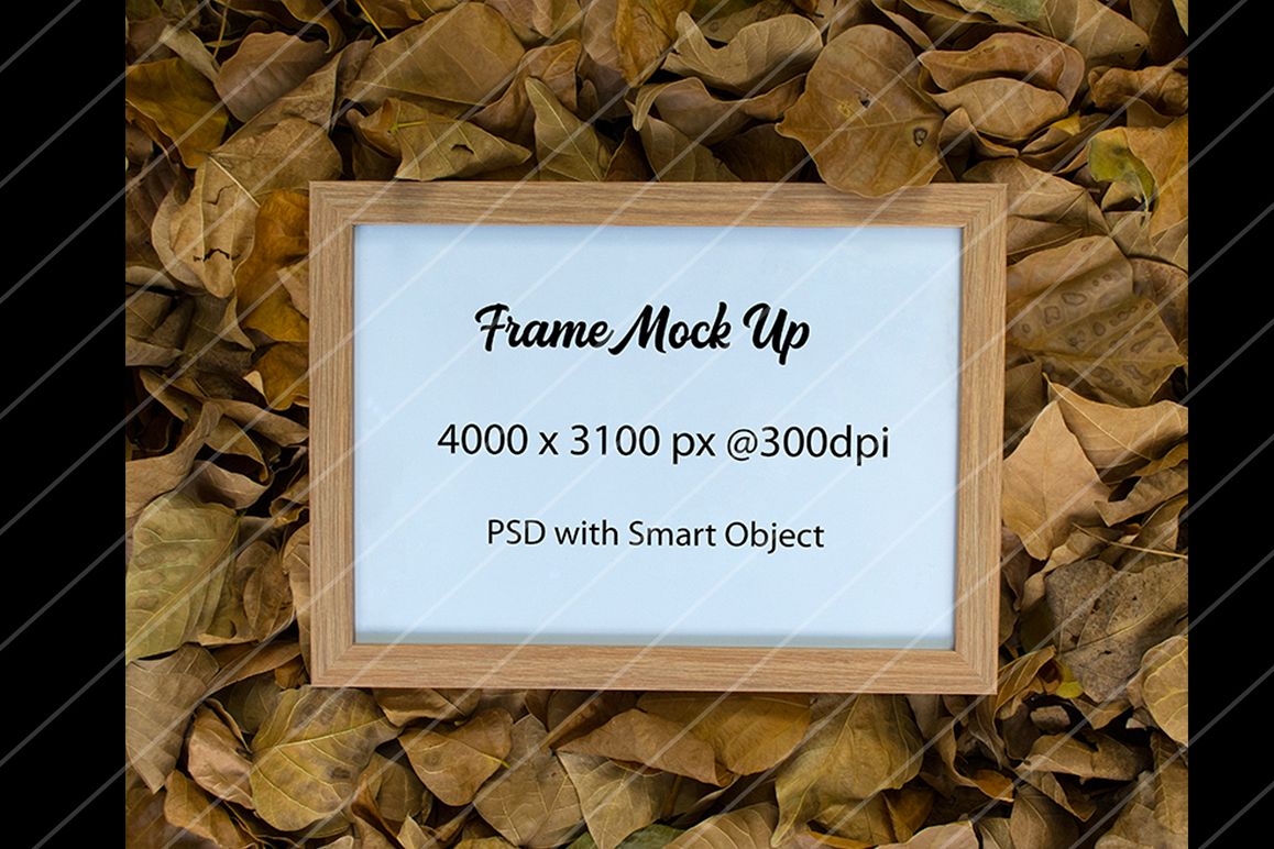 Frame Mock Up-Autumn Theme example image 1