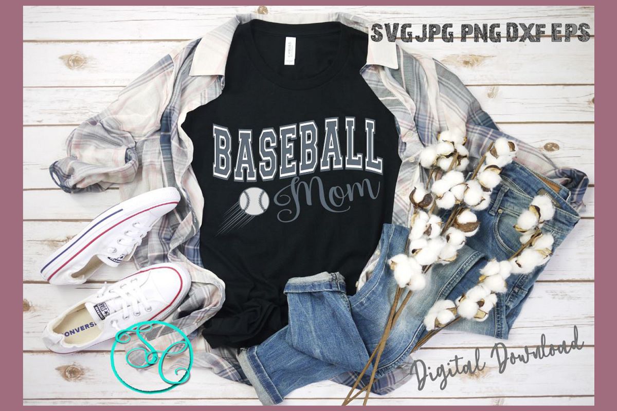 Baseball Mom SVG example image 1
