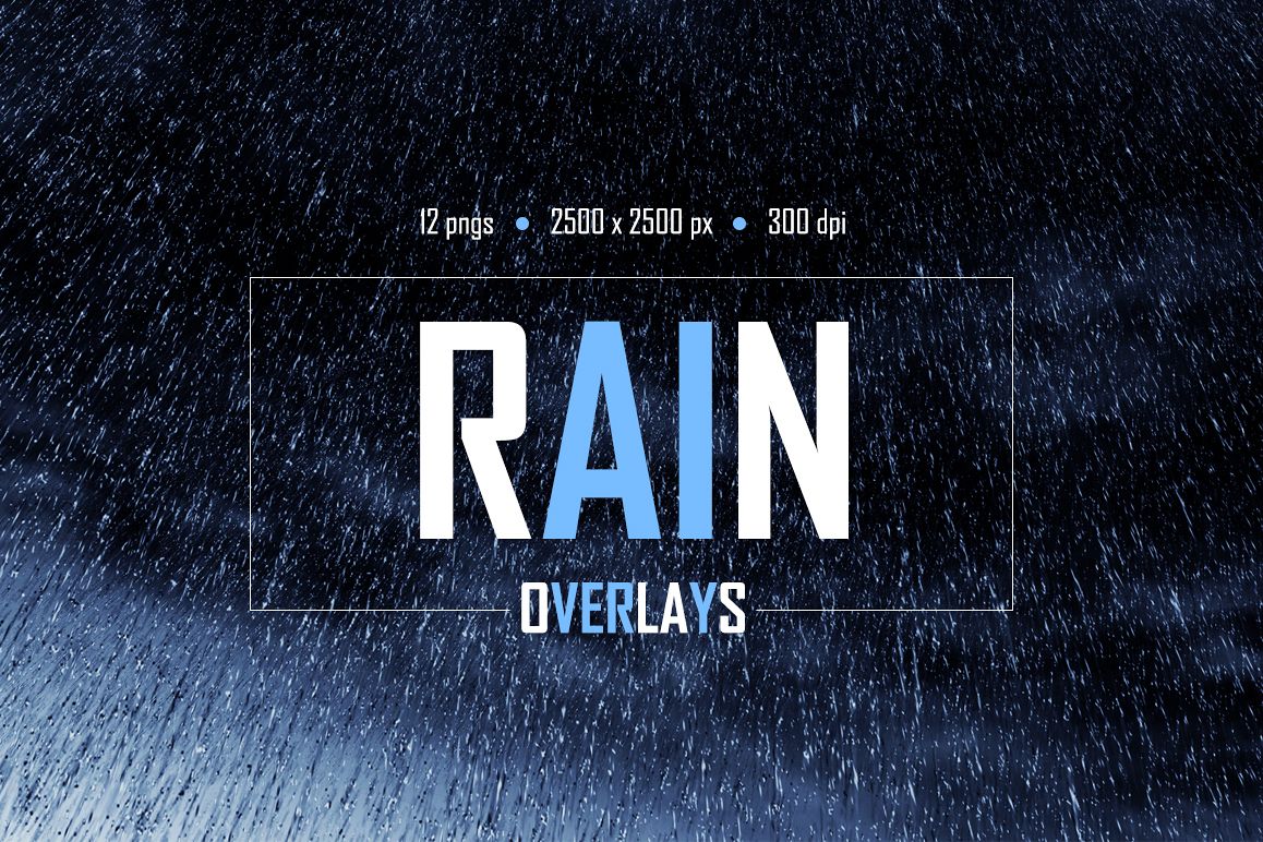 Rain Overlays example image 1