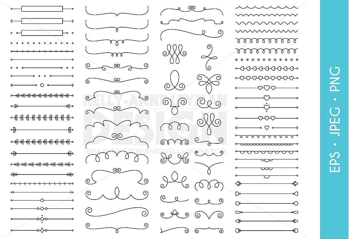 Download Text Divider Clipart, Flourish, Swirl clipart, border