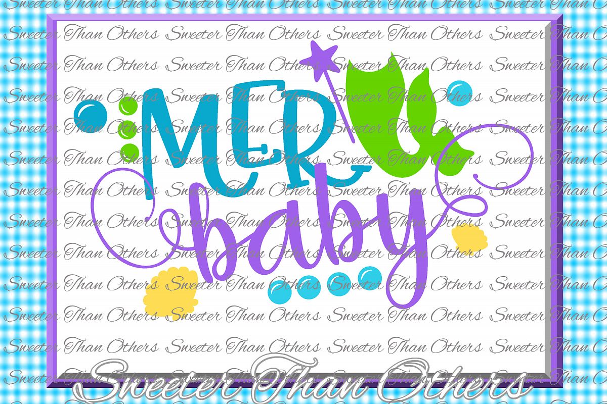 Mermaid Svg, Mermaid Life SVG, toddler file example image 1