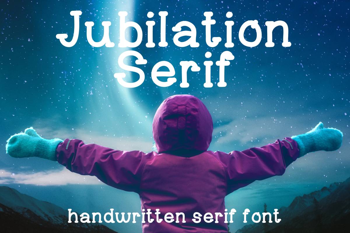 Jubilation Serif Handwritten Font example image 1