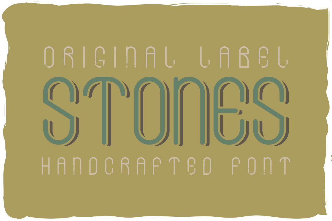 Stones typeface example image 1