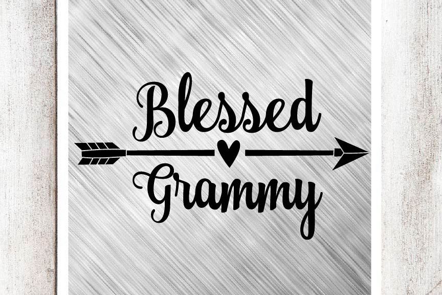 Download Blessed Grammy SVG/DXF/EPS File (30098) | SVGs | Design ...