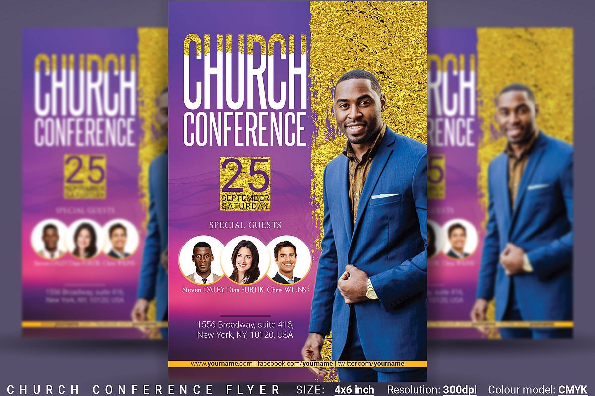 Church Conference Flyer Poster example image 1