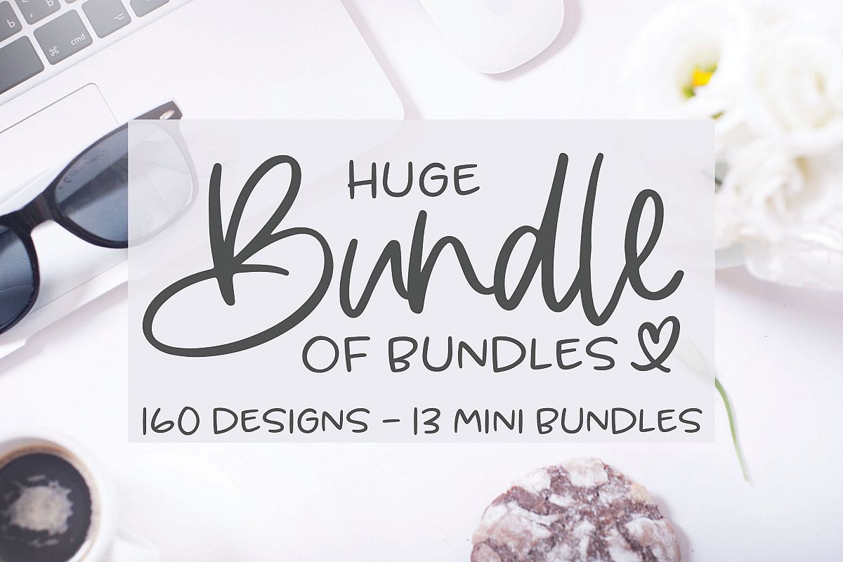 Huge Bundle Of Bundles - 160 SVG Designs - 13 Mini Bundles example image 1