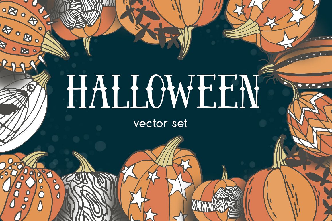 Halloween - vector set example image 1
