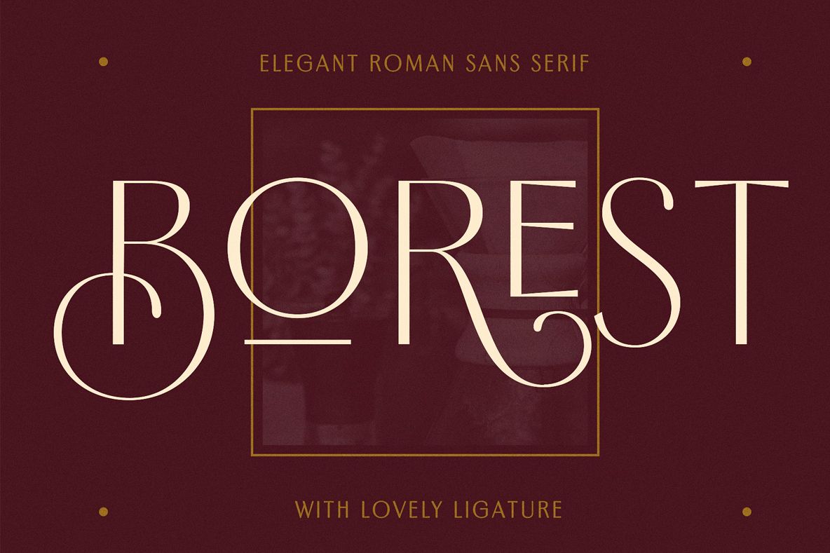 Borest - Elegant Roman Sans Serif example image 1