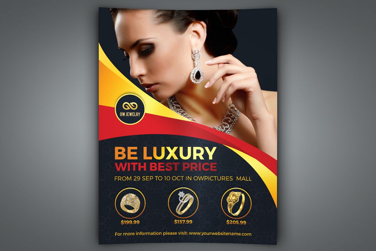 Jewelry Flyer Template example image 1