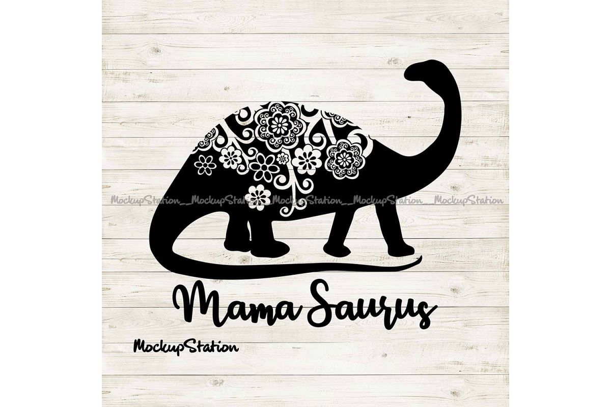 Download Dino Mom SVG, Mothers Day png, Mama Saurus Mandala Cut File