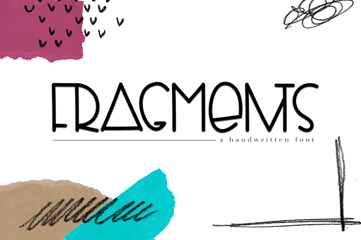 Fragments - A Fun Handwritten Font example image 1