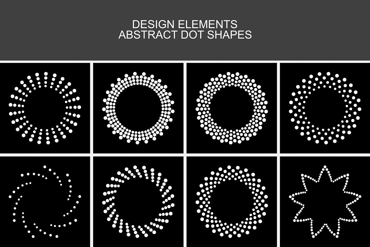 Collection of design elements. example image 1