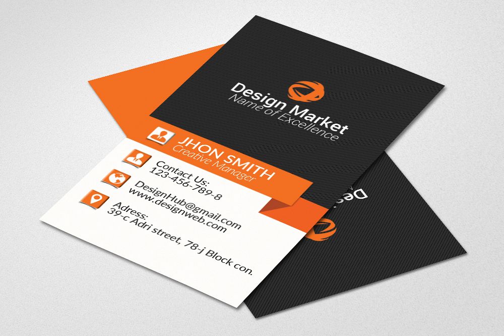 Vertical Business Cards Design (57606) | Business Cards ...