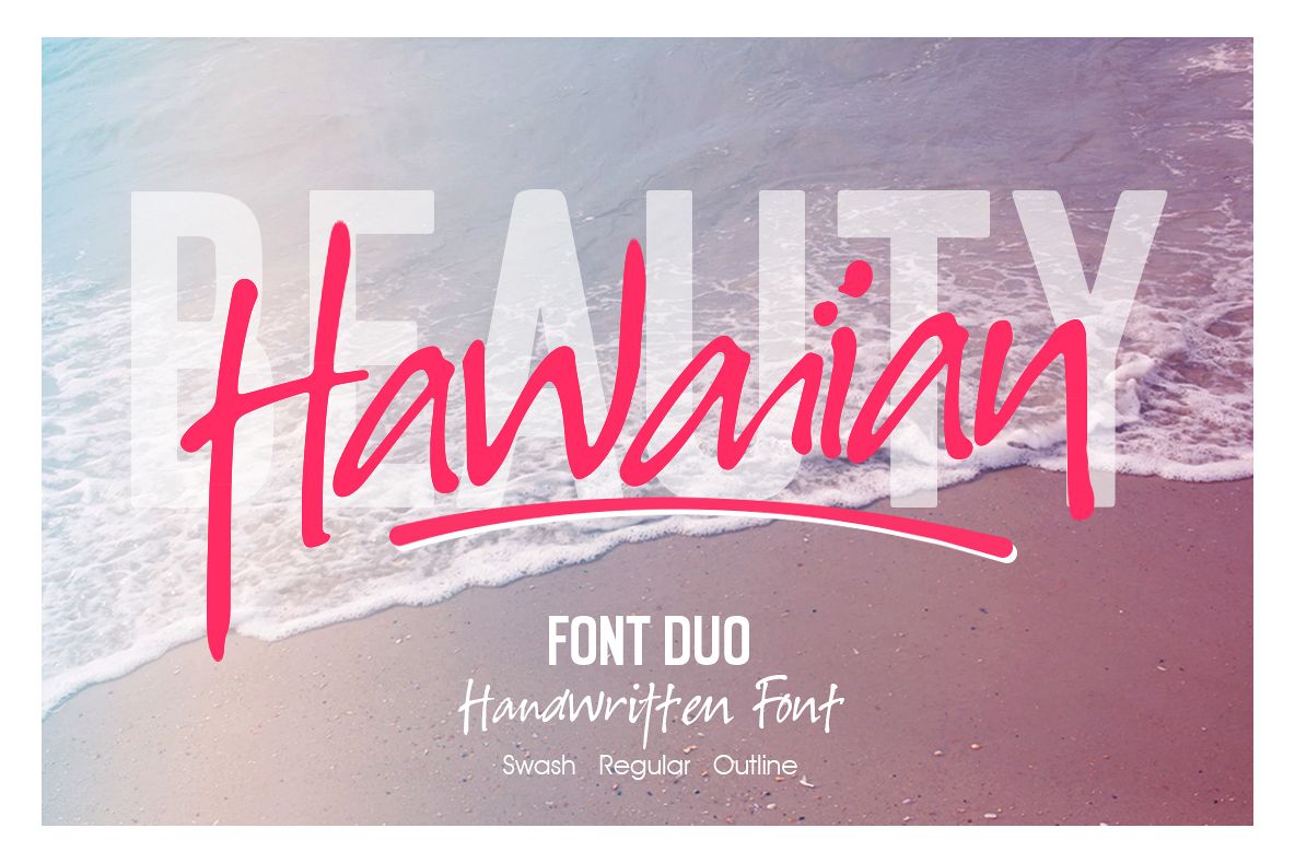 Hawaiian Font Duo example image 1