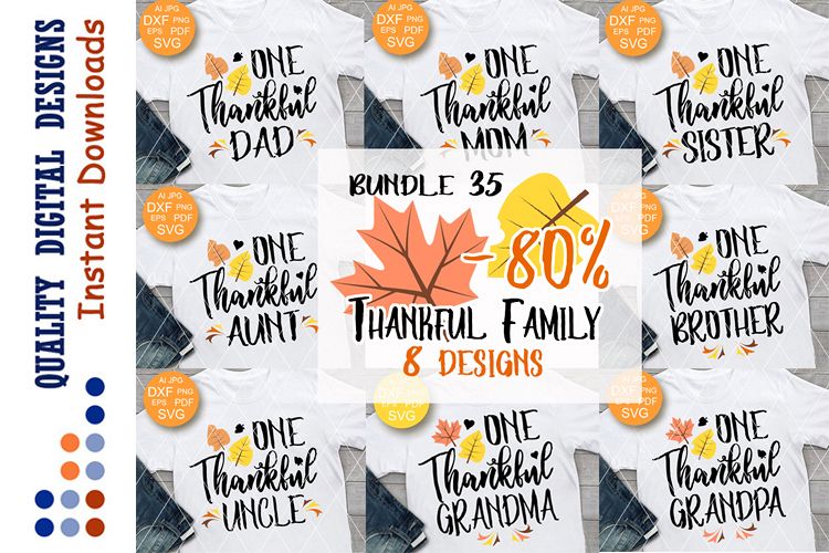 Download Thankful Bundle 35 Svg Files Sayings Thanksgiving 361785 Svgs Design Bundles