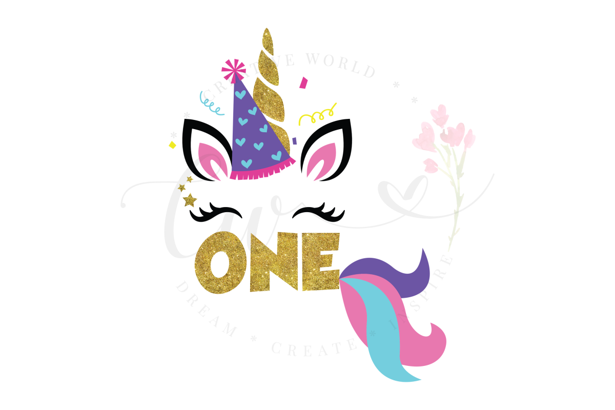 My 1st Birthday Unicorn SVG | Unicorn Birthday Girl svg