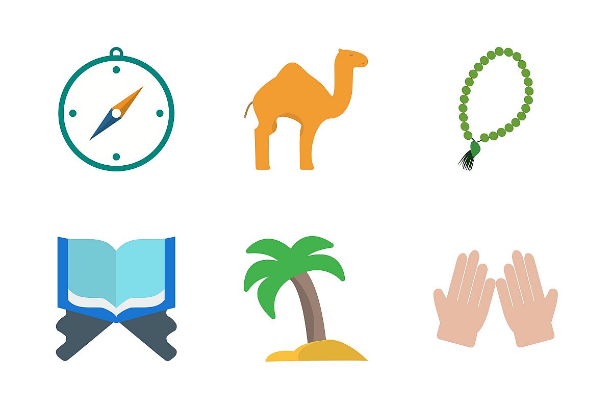 Set Of Ramadan Icons example image 1