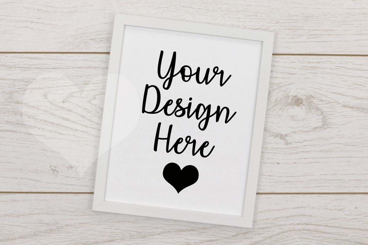 Styled Frame Mockup, White Frame Mockup, Styled Stock Photo example image 1