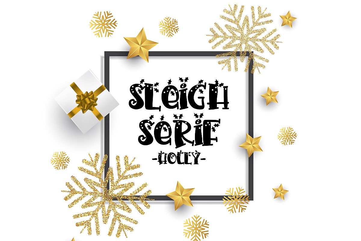 PN Sleigh Serif Holly example image 1