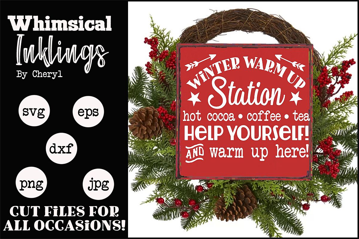 Winter Warm Up Station SVG example image 1