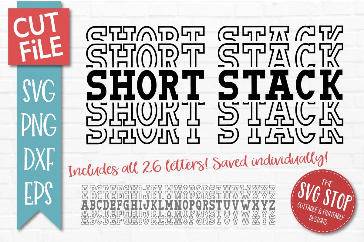 Short Stacked Mirror Alphabet Svg Png Dxf Eps Svgs Design Bundles