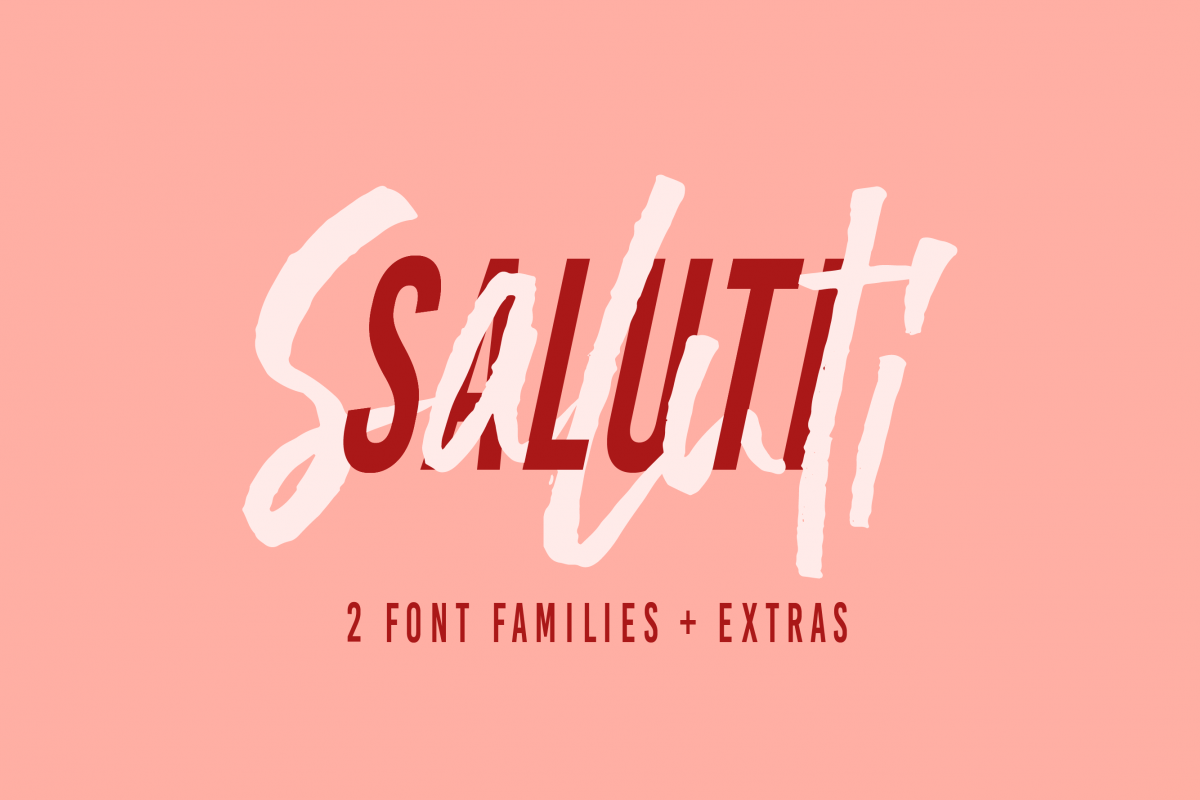Saluti | Font Pair + Extras example image 1