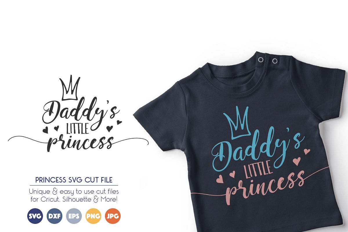 Download Daddys Little Princess SVG Cut Files