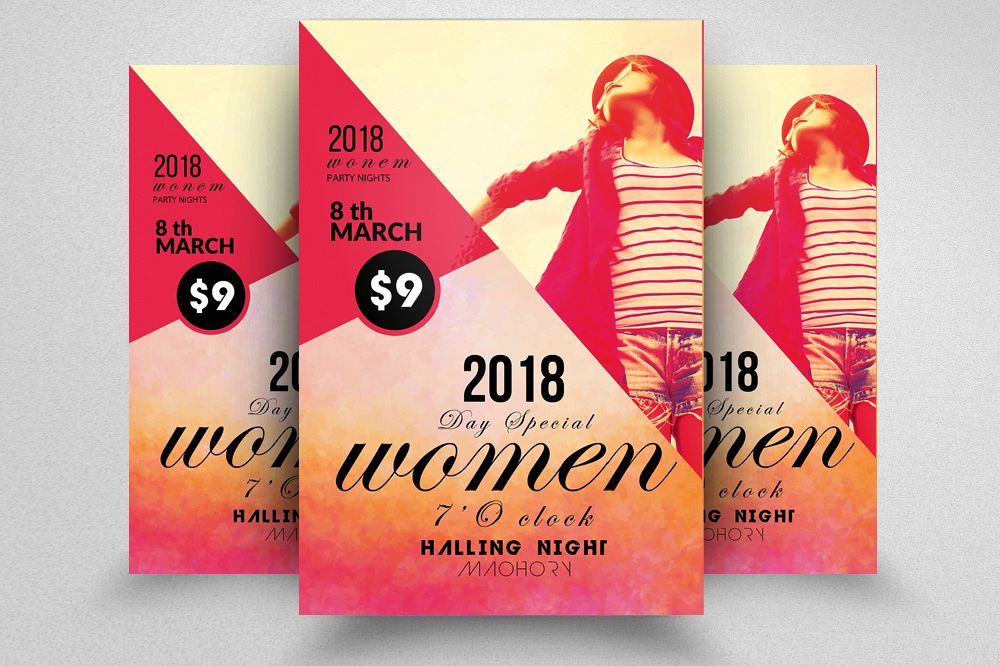 Women's Day Flyer example image 1