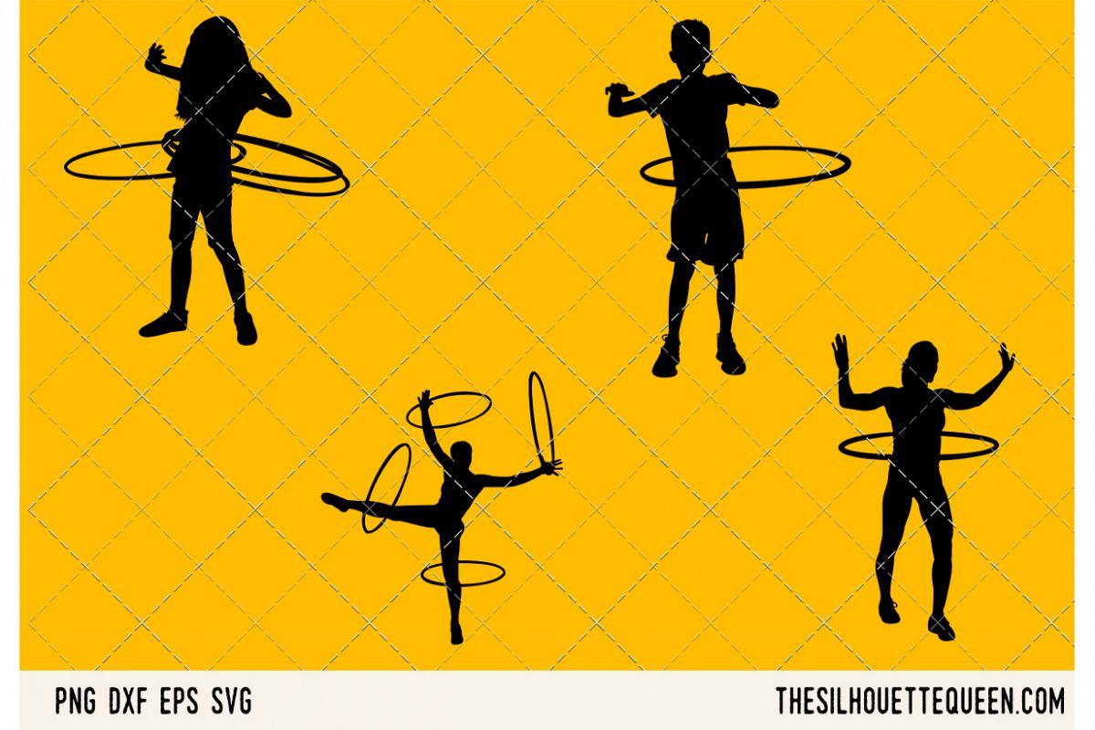 Hula Hooping SVG example image 1