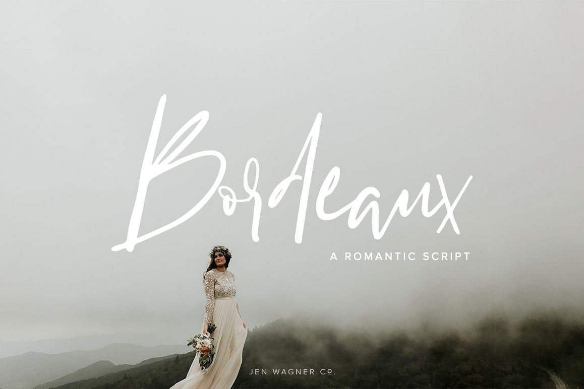 Bordeaux | A Romantic Script example image 1