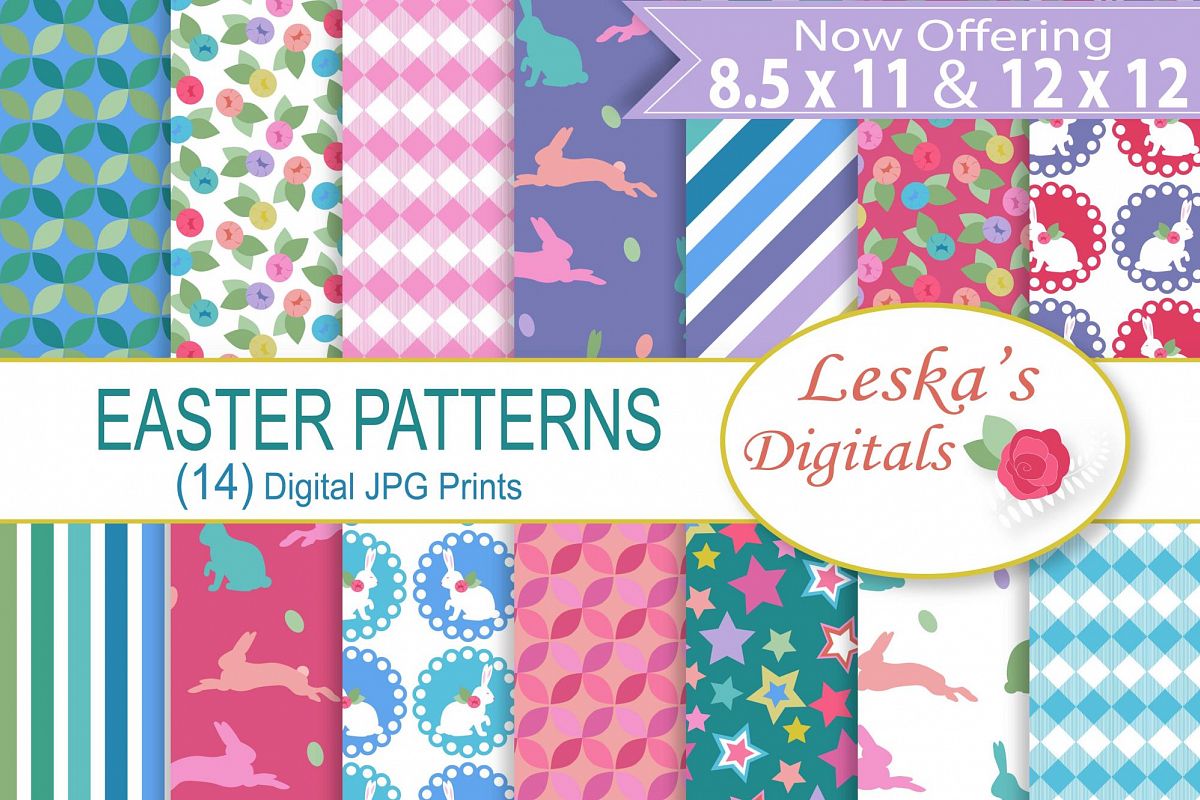 Easter Digital paper example image 1