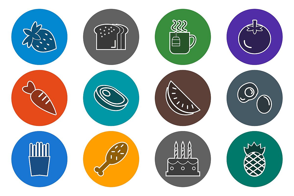 Set Of Food Icons example image 1