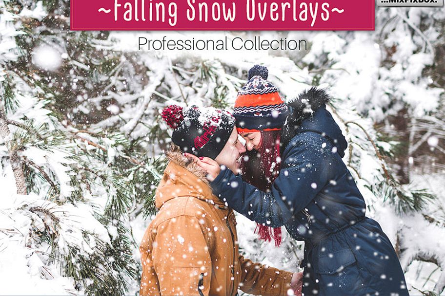 Falling Snow Overlays example image 1