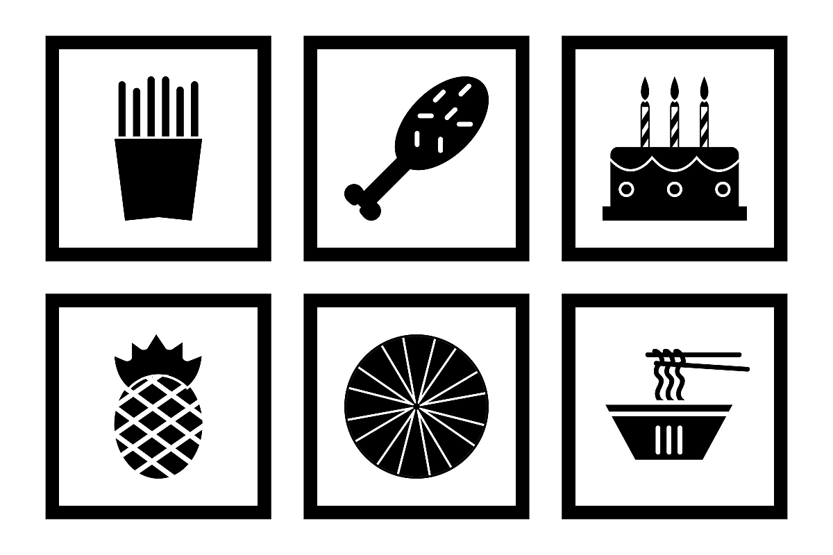 Set Of Food Icons example image 1