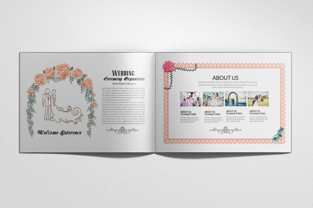 Wedding Planner Square Bifold Brochure example image 1