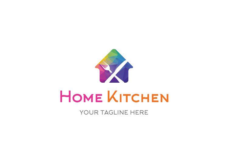 Fork & Knife cafe, Organic Food Restaurant Logo example image 1