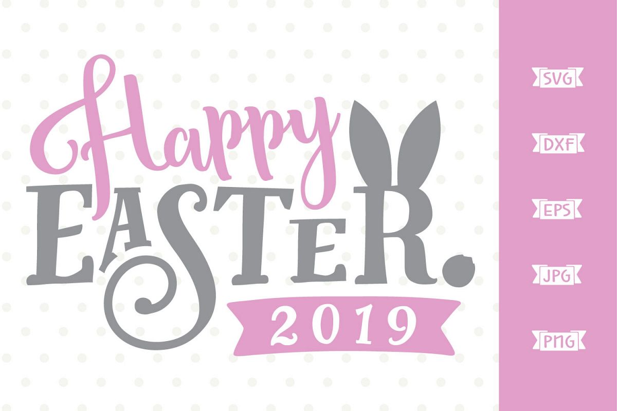 Happy Easter SVG file example image 1
