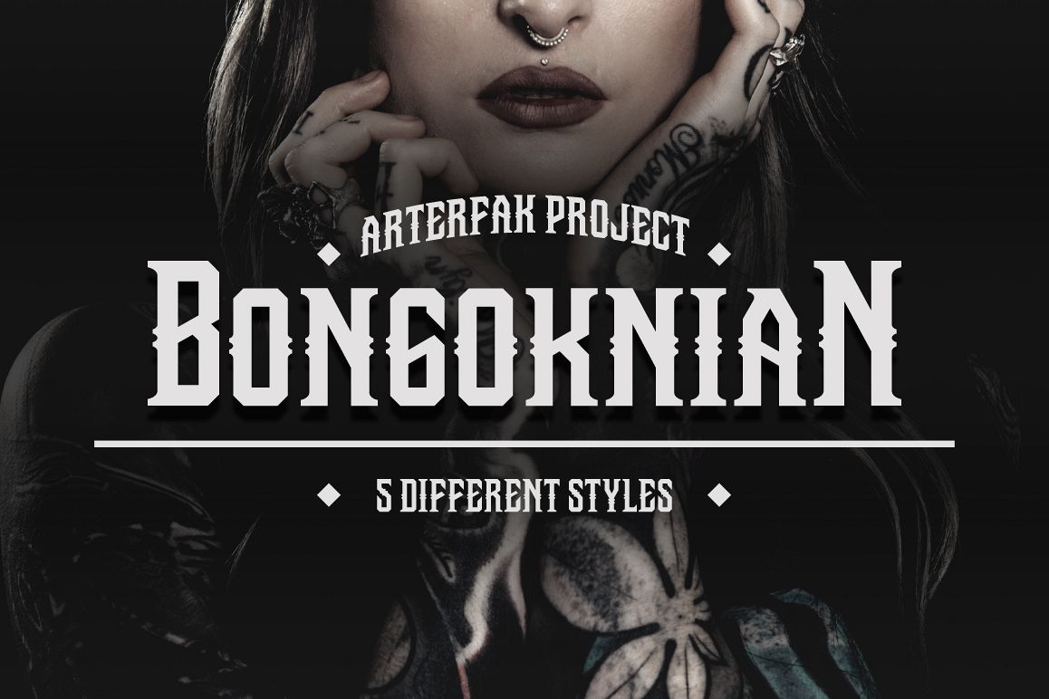 Bongoknian Typeface example image 1
